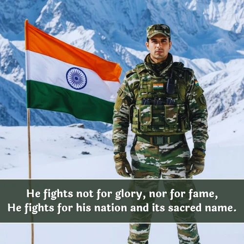 Army Shayari in English Army Shayari in English