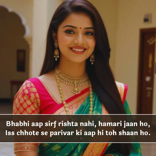 Bhabhi Ke Liye Shayari in English Bhabhi Ke Liye Shayari in English