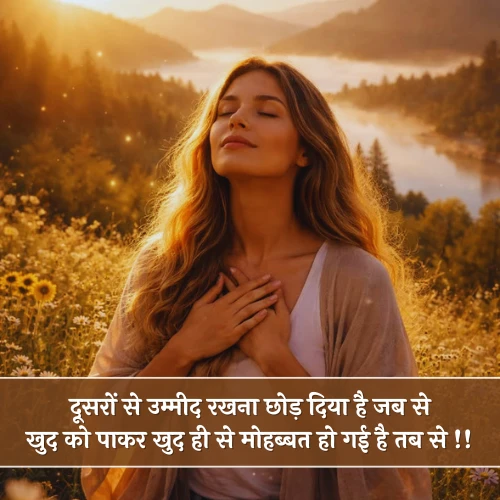 Self Love Shayari Hindi Self Love Shayari Hindi