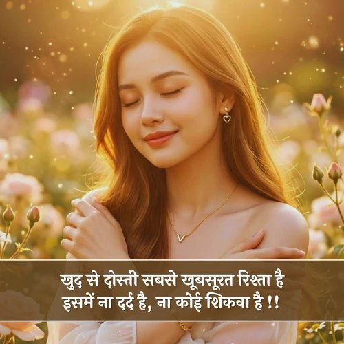 Self Love Shayari in Hindi For Girl Self Love Shayari in Hindi For Girl