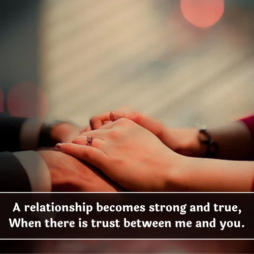 Trust Shayari in English Trust Shayari in English