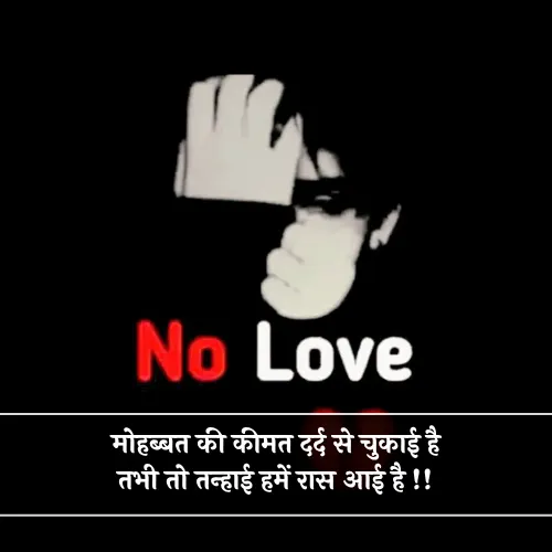 No Love Shayari Boy No Love Shayari Boy